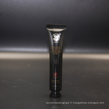 Tube de gel de réparation de couleur noire cosmétique de D19mm 15ml avec le couvercle d&#39;octogone